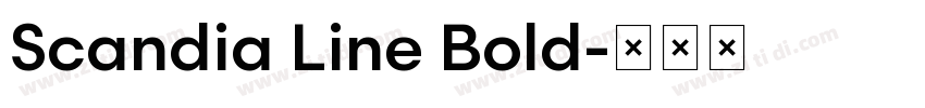 Scandia Line Bold字体转换